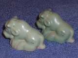 Bulls glazed silver sage